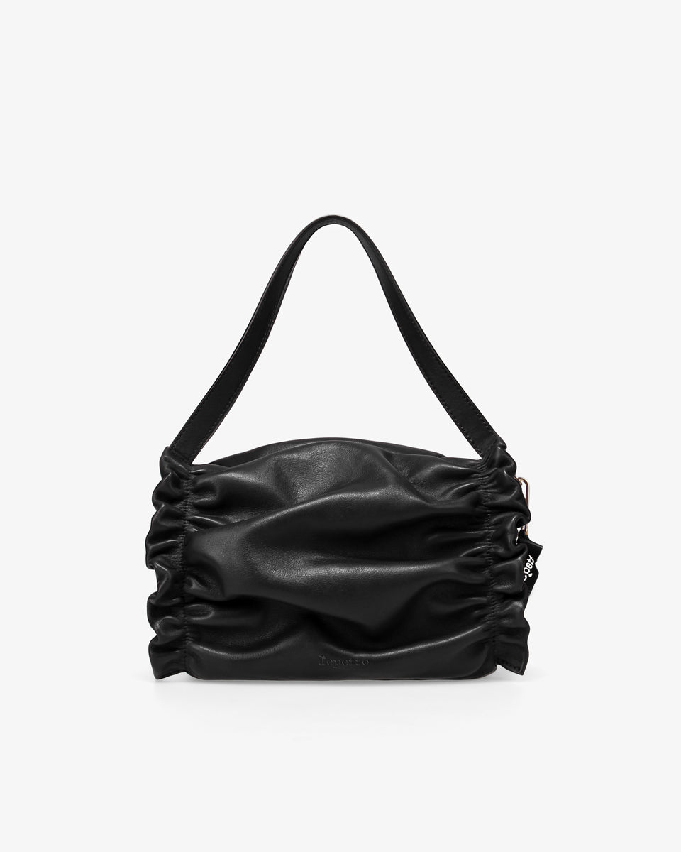 Sac Repetto En Cuir Noir - Porté Main Et Bandoulière - Occasion Parfait état
