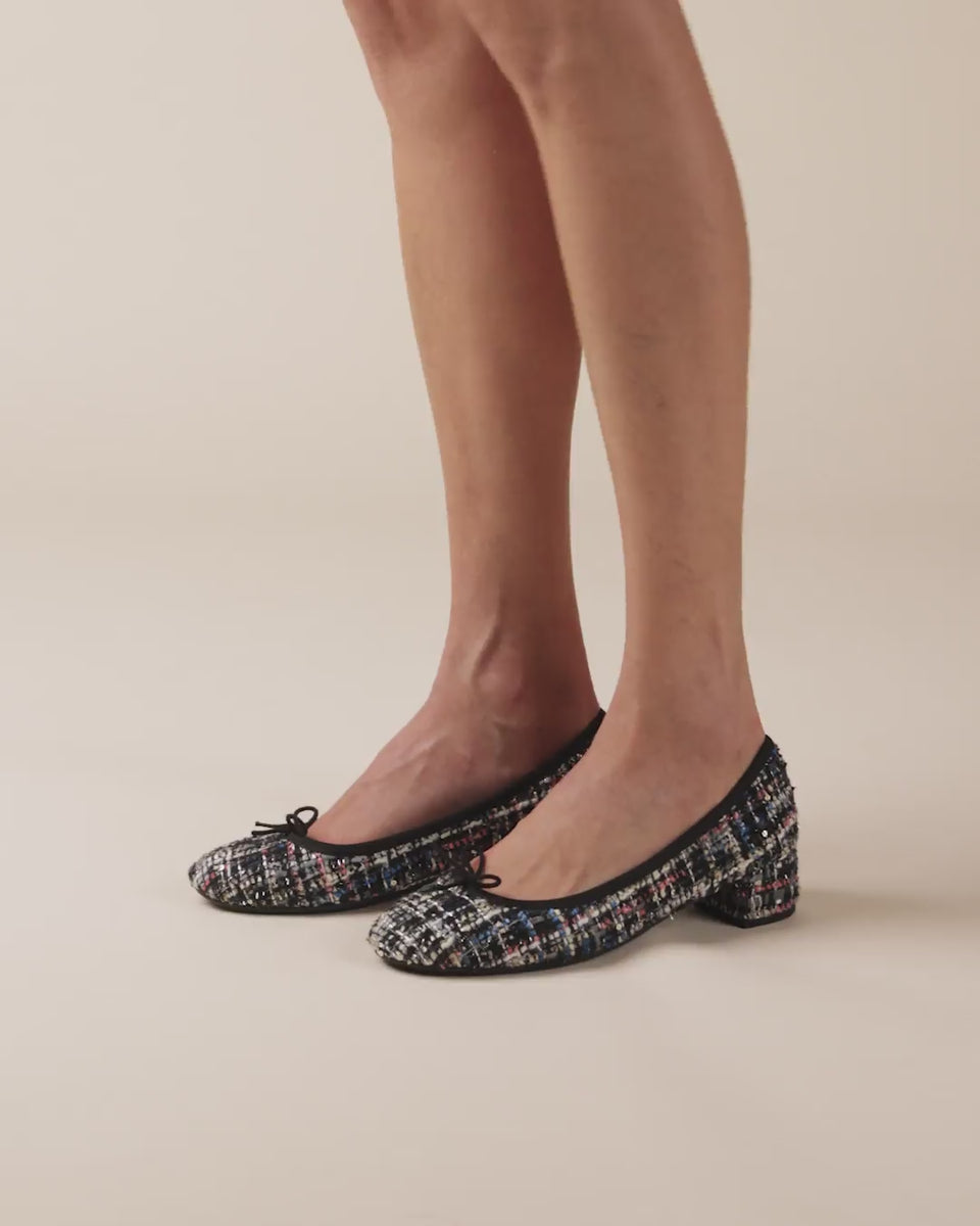 靴 Repetto Camille Camille leather ballet flats in Black | Repetto Paris