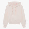 Tulle hooded sweatshirt