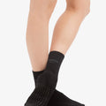 Chaussettes d'échauffement antidérapantes Noir