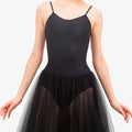 Tutu long en tulle Noir