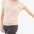 T-shirt transparence Repetto Rose pétale