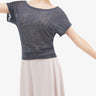 T-shirt transparence Repetto Gris anthracite