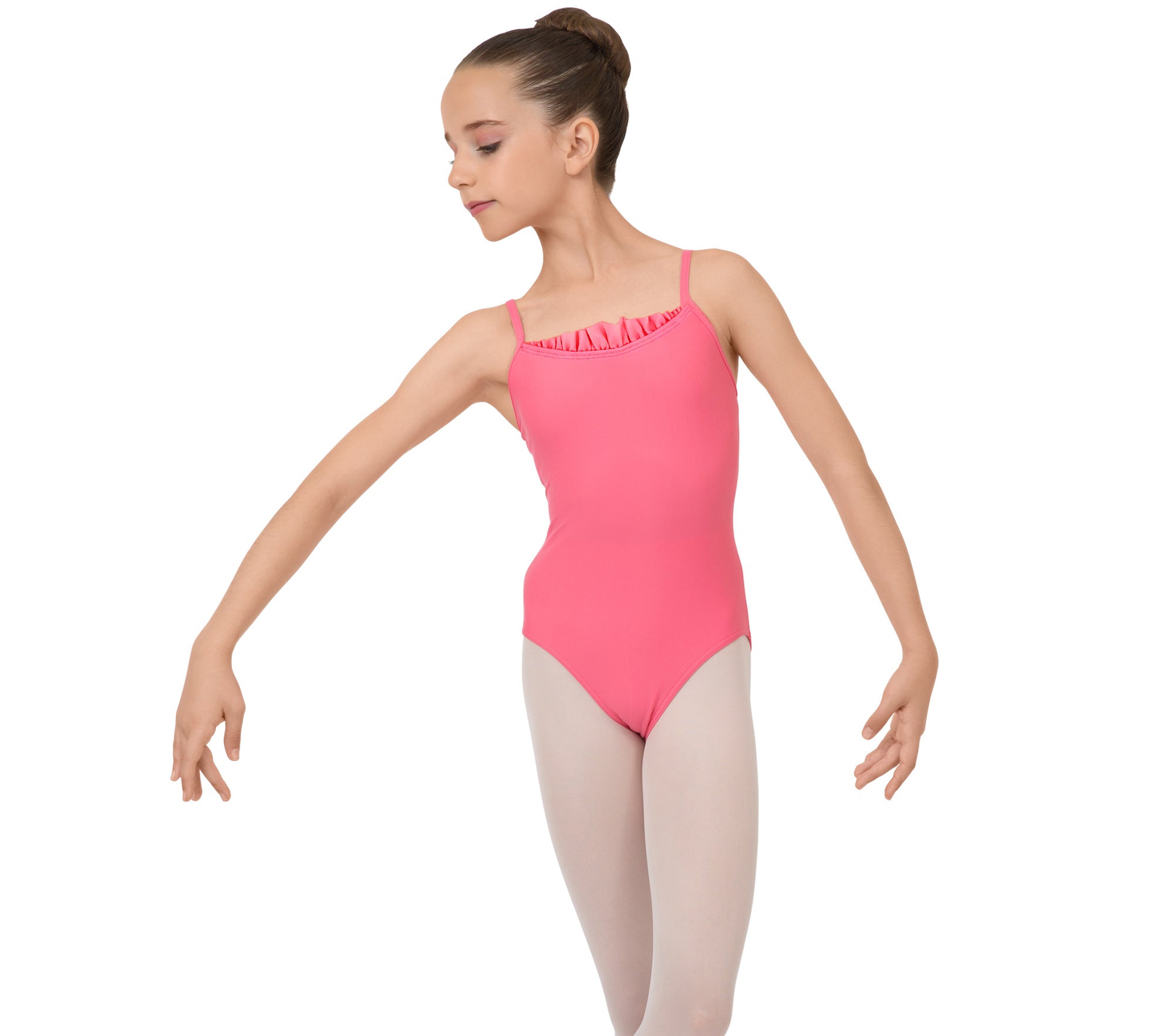 Red or pink body dance suit leotard for girls - Repetto⎜Ezabel Ballet