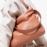 Sac Plume cuir Nude oeillet