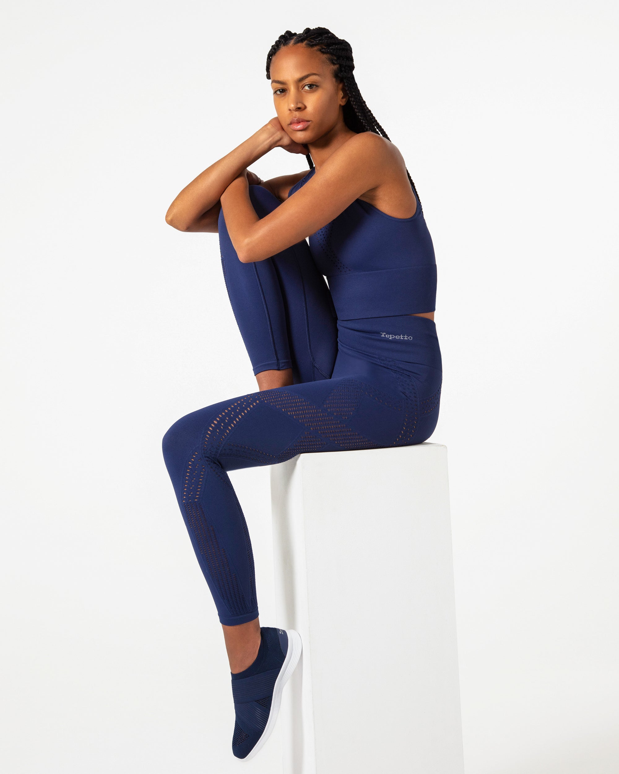 Legging seamless Bleu classique