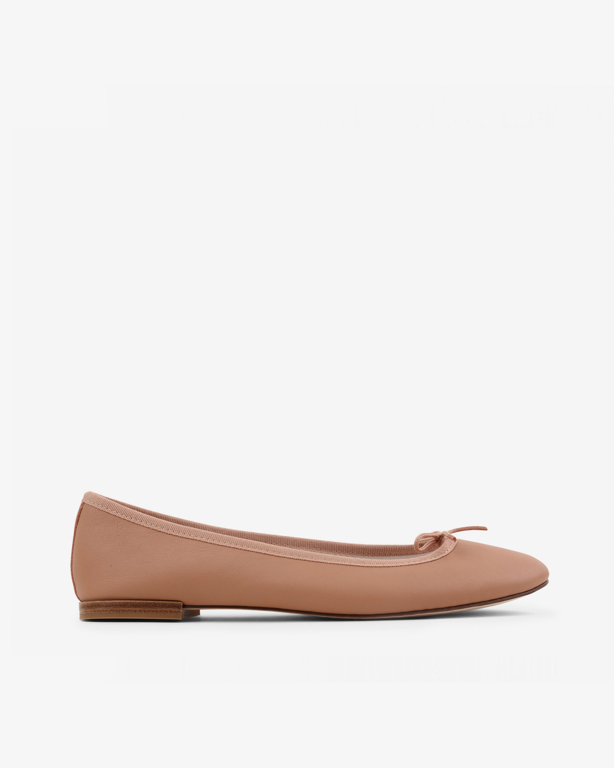 Cinderella ballerinas Nude leather with eyelet – Repetto