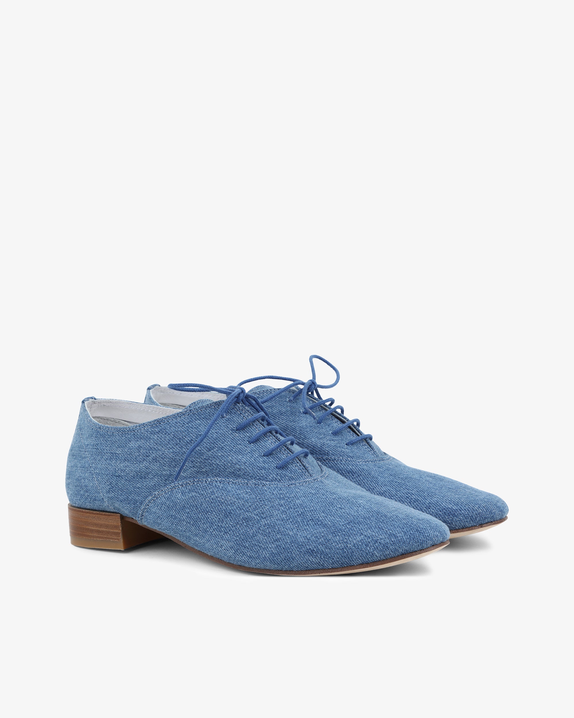 Repetto Paris | Zizi oxford shoes | Color Everest blue