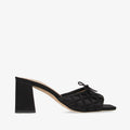 Mules à talon Jordana - satin