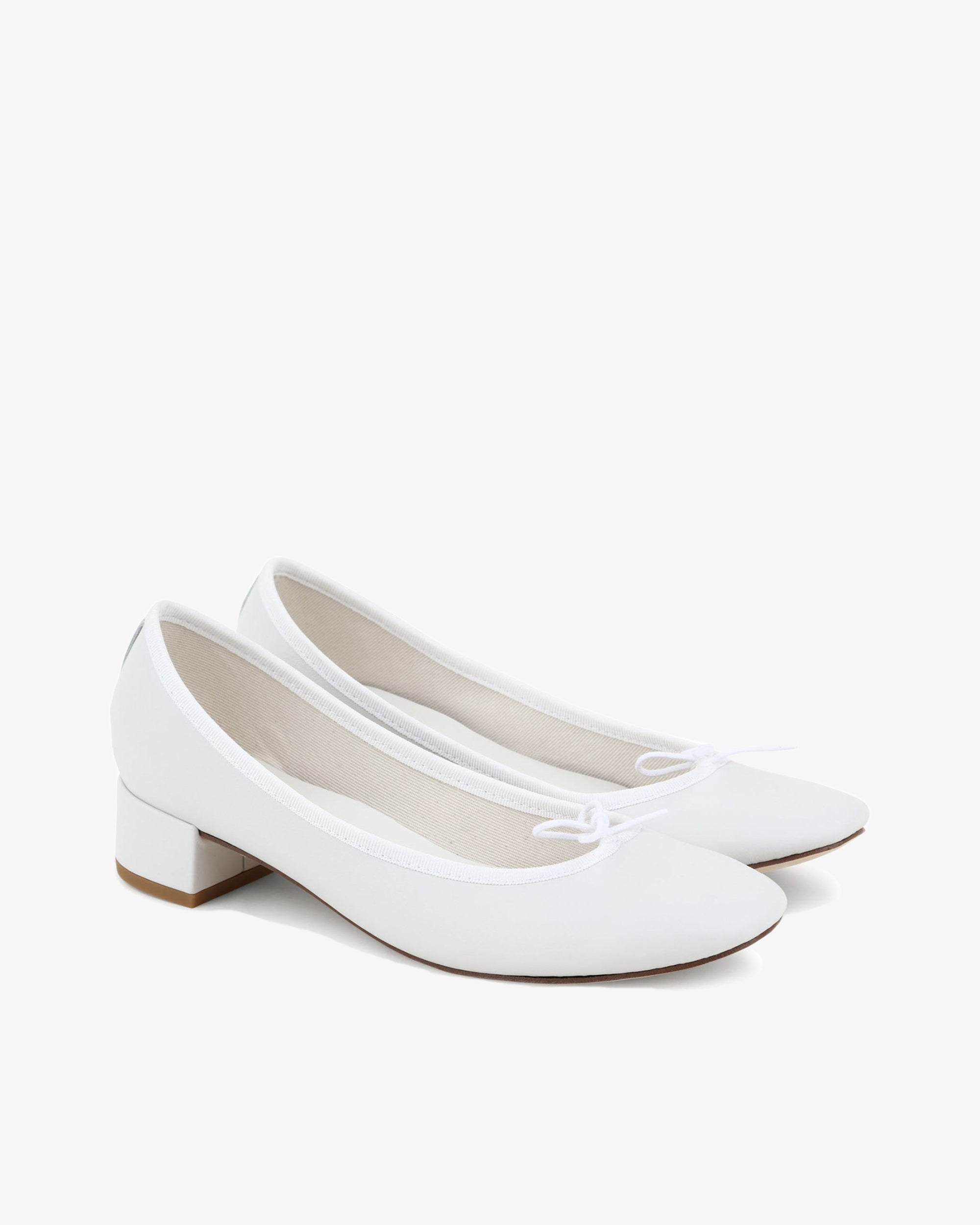 Camille leather ballerinas White – Repetto1